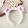 Nueva Diadema de Felpa de Dibujos Animados, Para Tomar Fotos de Niña en Parque de Atracciones, Pasador Lindo, Pinza Dulce para el Cabello, Diadema para Maquillaje y Lavado de Cara