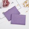 Bolsa de franela plegable directa de fábrica, sobre para joyería, bolsa de regalo para collares y pendientes, bolsillo de microfibra.