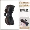 Peluca de Moño Natural y Relajado para Mujer, con Estilo Perezoso, Moño de Flor Bud con Clip, Moño Esponjoso en la Parte Posterior de la Cabeza, Paquete de Pelucas