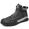 Zapatos de Senderismo Transfronterizos para Hombre, Antideslizantes, Ligeros, Zapatos de Senderismo de Cuero Genuino Resistentes al Desgaste para Otoño e Invierno, Zapatos de Senderismo para Viajes al Aire Libre, Todo Terreno, Desierto