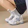 Zapatos Deportivos Casuales de Malla Transpirable para Mujer 2026 Nuevo Verano Suela Suave Cómodos Suela Gruesa Aumentadores de Altura Zapatos de Papá para Mujer