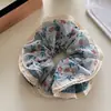 Goma para el pelo de encaje floral retro estilo francés, banda elástica estilo coreano, accesorio para moño 2025 Nuevo Modelo