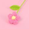 Hecho a mano transfronterizo terminado lana ganchillo flor pequeña japonesa flor puff flor artificial flor falsa ramo lindo flor decorativa