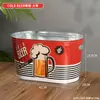 Balde de Gelo para Vinho Tinto Cerveja Bar KTV Balde de Gelo Doméstico de Piquenique Comercial Externo Balde de Armazenamento Grande Recipiente de Armazenamento