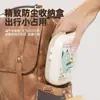 Escova de limpeza para mamadeira de bebê silicone dobrável portátil de viagem seis peças resistente a alta temperatura cabo antiderrapante para sair