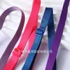 Alças de Ombro Coloridas Acabadas em Poliéster de 1cm, Alças de Sutiã Ajustáveis, Alças de Sutiã Brilhantes, Alças Elásticas Personalizadas