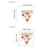 Decoración de pegatina de pared de hoja de globo en forma de corazón sala de estar porche dormitorio pintura autoadhesiva generación transfronteriza AliExpress cabello