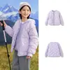 Ropa Infantil Balabala Chaqueta Ligera de Plumas para Niños y Niñas Abrigo Capa Interior de Invierno Cómodo para Exteriores Bloques de Color