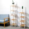 Estante para flores de balcón, zapatero, estante de madera de bambú para decoración, macetas suculentas de pothos para el hogar, estante para macetas de interior multicapa