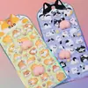 Conejo de Espuma Dibujo Animado 3D, Pata de Gato Trasero, Alivio del Estrés, Juguete para Apretar, Decoración de Diario, Pegatinas Infantiles, Venta al por Mayor
