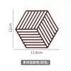 Descanso de Mesa Casual Moderno, Descanso de Silicone Criativo para Isolamento Térmico, Descanso para Prato Resistente ao Calor e Anti-Escaldante, Descanso para Panela e Porta-Copo para Cozinha Doméstica
