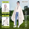 Impermeable para Vehículo Eléctrico, Poncho de Lluvia Integrado de Cuerpo Completo, Impermeable para Bicicleta Eléctrica para Adultos, Extra Largo y Grueso, a Prueba de Tormentas para Montar