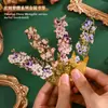 Marcador de Página de Metal Borboleta Pintura a Óleo Exquisite para Estudantes, Estilo Chinês High-End Vintage Clipe de Página de Leitura Lembrança