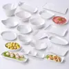 Plato de vajilla creativo tipo porcelana de melamina plato para hot pot restaurante de barbacoa plato para guarnición plato para aperitivo plato especial para barbacoa plato para mojar