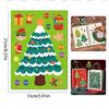 Adesivos de decoração de árvore de Natal vários adesivos de conta de mão criativa de árvore de Natal adesivos decoração DIY personalizada