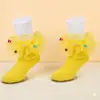 Meias Infantis Femininas de Verão Finas Coloridas com Pompons e Renda Meias de Dança Estilo Princesa Bebê Meias de Algodão Atacado
