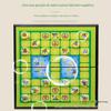 Besta Magnética Xadrez Animal dos desenhos animados Xadrez portátil dobrável grandes crianças jogo multifuncional xadrez para alunos da escola primária