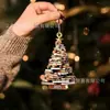 Nuevo Producto Transfronterizo Colgante Creativo de Árbol de Navidad para Coche Decoración Acrílica Navideña Decoración para el Hogar de Vacaciones