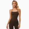 Ouse mostrar beleza de verão com sensação nude nas costas, sutiã de yoga para usar por cima, roupa íntima esportiva justa, top regata para corrida e fitness 8232
