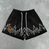 Shorts Esportivos Casuais Largos Masculinos de Verão com Estampa Digital 3D, Respiráveis, Secagem Rápida e Cordão, Venda Quente Transfronteiriça Europeu e Americano