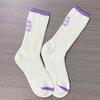 Calcetines coreanos shesaidthat de estilo japonés, marca conjunta Red Riding Book, de doble aguja y línea gruesa, para hombre y mujer.