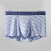 Modelo clásico algodón ropa interior sin costuras a rayas para hombre transpirable antibacteriana bóxer ropa interior bóxer para niños venta al por mayor