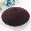 Chapéu Boina Doce Novo para Primavera, Outono e Inverno, Chapéu Cogumelo Estilo Coreano para Mulheres, Chapéu Abóbora Respirável, Chapéu de Artista de Lã