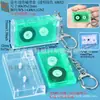 Colgante de Caja de Cassette Mini NFC, Colgante de Disco de Estrella de Álbum DIY Retro, Merchandising de Marca de Estrella de Anime