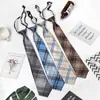 Falda Plaid Estilo Japonés Xhr Uniforme JK Estudiante con Corbata a Juego Estilo Universitario Harajuku Venta al por Mayor Directamente del Fabricante de Dongguan