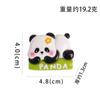 Cartão Grande Desenho Animado Fofo Panda Acessórios de Resina Creme DIY Adesivo de Geladeira Capa de Celular Acessórios de Cabelo Pingente de Título Decoração