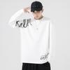 Sudadera de cuello redondo para hombre 2026 Otoño Nueva Tendencia Estilo Coreano Marca Impresa Camiseta de manga larga Suelta Sudadera Chaqueta de Pareja