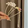 Novedosa Horquilla Sencilla en Forma de U con Mariposa, Estilo de Alta Gama, Nuevo Accesorio para el Cabello de Moda Estilo Chino