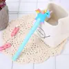 Pluma de Gel de Dibujos Animados Creativa con Luz, Pluma de Agua de Unicornio Brillante, Papelería Linda para Aprender, Bolígrafo de Firma para Oficina, Bolígrafo de Luz