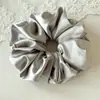 2025 Novo Tecido Seda Artificial Anel de Cabelo Intestino Grosso Acessório de Cabeça Prendedor de Cabelo Feminino Anel de Cabelo da Moda Cetim de Alta Qualidade