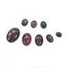 Anillo Ovalado de Piedra Ojo de Tigre Rojo para Mayorista Redondo Parche Redondo Múltiples Especificaciones DIY Incrustado Accesorios de Mesa