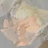 Bragas de Encaje para Mujer, Satén de Seda Helada, Estilo Japonés, Sexy, Deseo Puro, Delicado Malla Calada, Braguitas de Cintura Baja para Mujer