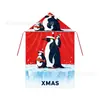 Capa Navideña Personalizada Nueva Estampada con Patrones de Reno, Muñeco de Nieve y Papá Noel 2026