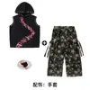 Conjunto de Pantalones Camuflados Modernos para Street Dance Infantil Hip-Hop Niños y Niñas Atuendo de Baile de Verano Ropa de Hip-Hop para Actuación Infantil