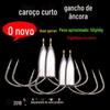 Moagem manual com anzol de âncora de chumbo anzol borboleta fio de faca anzol de nó anzol de arranhão anzol de âncora de 2 garras anzol anzol explosivo equipamento de pesca atacado