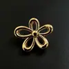 Botões Metálicos de Florzinhas Tridimensionais, Suéter Estilo Chanel, Casaco Trench de Tricô, Punhos de Camisa Femininos, Acessórios, Botões Costurados à Mão