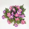 Amazon Enredadera de Gloria de la Mañana Europea Flor de Trompeta Flor Artificial Adorno Decoración de Flor de Trompeta para Exteriores Sala de Estar Hogar