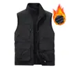 Chaleco de doble cara con forro polar nuevo para Otoño e Invierno, chaleco deportivo para exteriores con múltiples bolsillos, chaleco de forro polar