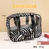 Bolsa de Cosméticos Estilo Británico de Gran Capacidad Impermeable Portátil Moda Bolsa de Cosméticos Bolsa de Almacenamiento Bolsa Portátil para Salir Cosméticos al por Mayor