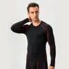 Camiseta de Entrenamiento para Correr y Fitness Ajustada para Hombre Amazon Elástica de Secado Rápido Manga Larga 1E18