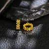 Plata S925 Chapada en Oro Incrustada de Diamantes Pequeños Espaciadores Accesorios DIY Joyería Pulsera Collar Versátil Lujo Ligero Pequeños Accesorios