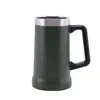 Taza de Cerveza Brasileña de 24 oz con Asa, Gran Capacidad, Portátil para Uso en Exteriores, Oficina, Coche, Taza Térmica con Caja de Regalo