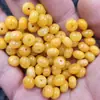 Cuentas Espaciadoras de Jade Amarillo Ámbar, Cuentas Sueltas de Jade, Cuentas de Roca de Cuarzo Amarillo Dorado, Cuentas de Ábaco, Cuentas para Accesorios de Joyería DIY
