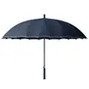 Guarda-chuva Longo com 24 Varetas para Mulheres, Reforçado, Espessado, Forte e Resistente a Tempestades, Guarda-chuva Automático Especial Grande de Peça Dupla