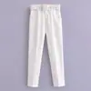 Pantalones Harem Plisados Multicolores Estilo Europeo y Americano Nuevos Primavera 2025 Pantalones Casuales de Color Sólido para Mujer con Tobillo Ajustado Cinturón Gratis