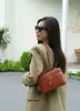 Bolso Pequeño Cuadrado Retro de Gama Alta 2026 Nuevo Bolso para Mujer Bolso de Hombro Exquisito Bolso de Cuero Genuino para Mujer Bolso Tote de Estilo Nicho